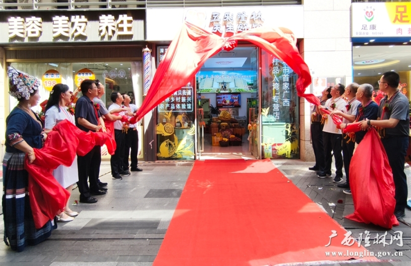 “五彩隆林 天生好物”区域公共品牌正式入湾揭牌