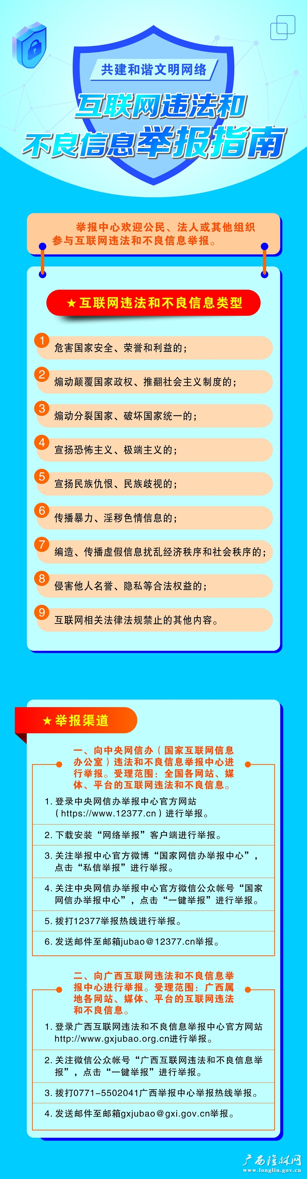 《互联网违法和不良信息举报指南》