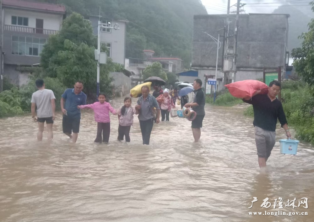 新华村党员在组织群众安全过路