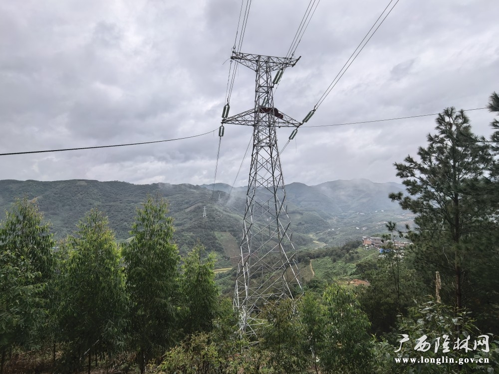 该图为新建田林~布东铝(隆林百矿铝)I、II回220千伏线路。 该图为新建田林~布东铝(隆林百矿铝)I、II回220千伏线路。