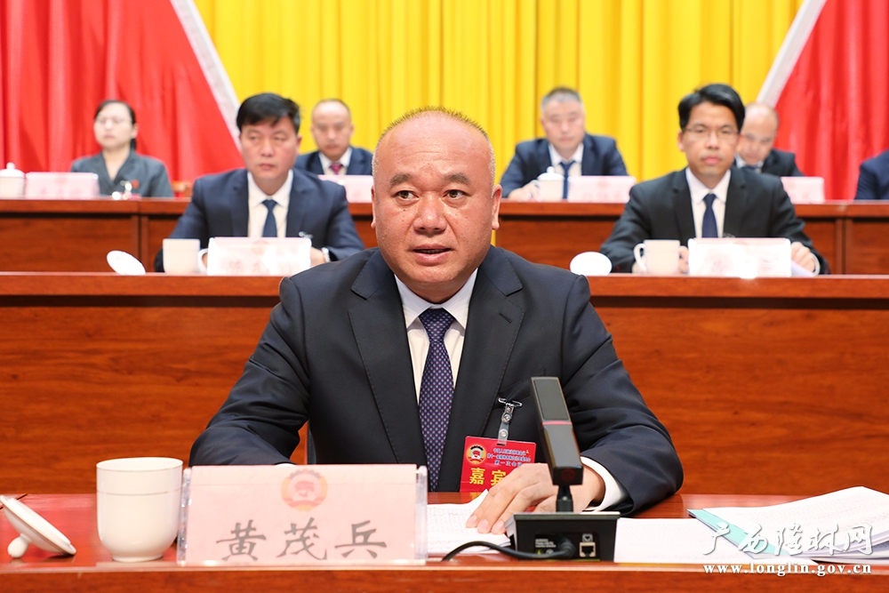 黄茂兵在会上讲话 黄茂兵在会上讲话